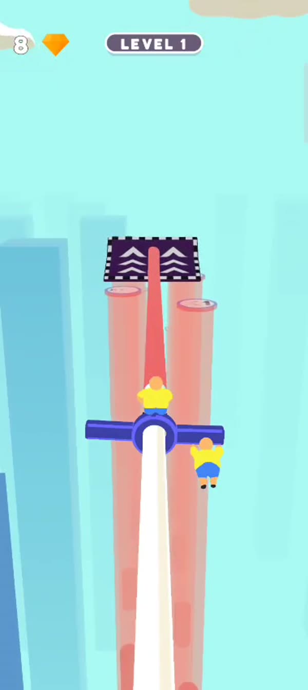 Sky Rails 3D gameplay